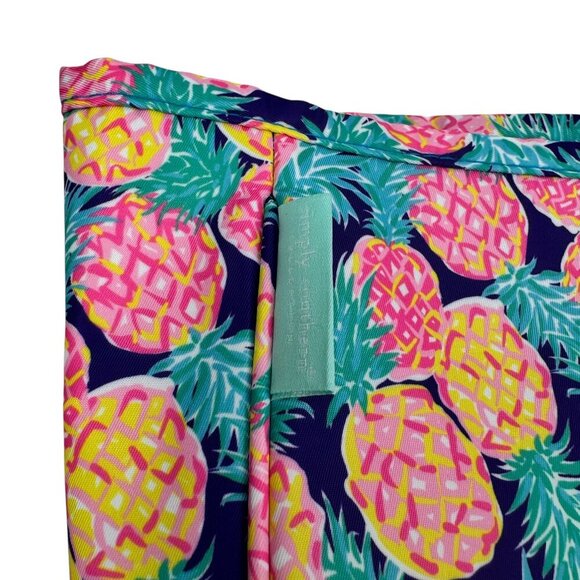 Simply Southern Colorful Preppy Pineapple Print Large Beach/Pool Tote/Carryall - Picture 4 of 7